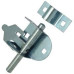 BOLT PAD OVAL GALV W/PADLOCK 38MM
